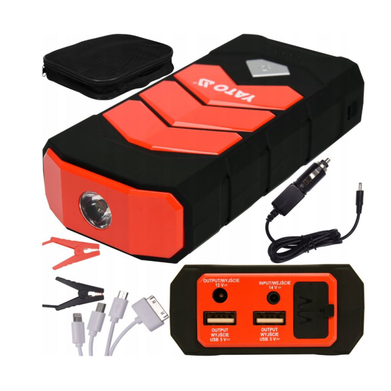 E Urządzenie rozruchowe wielof.  9000mAh YATO